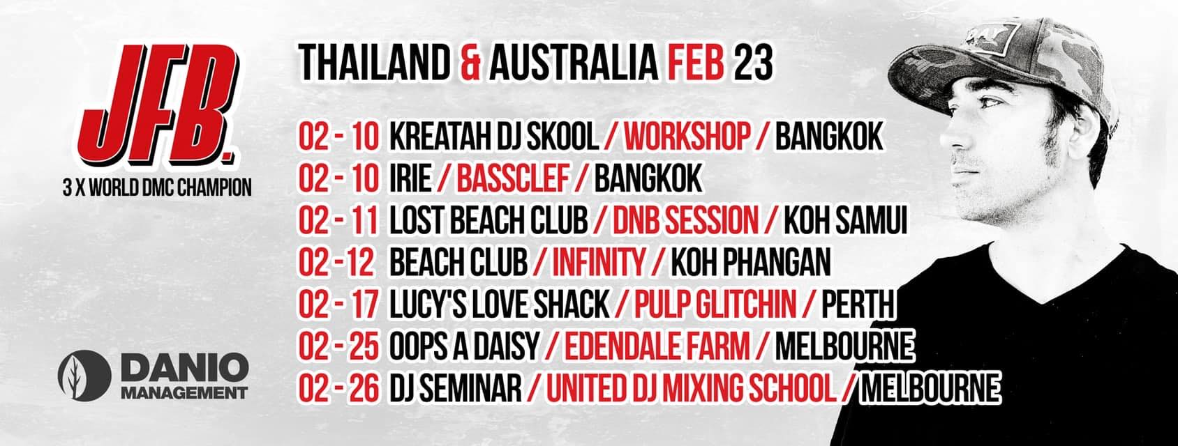 DJ JFB world DJ Champ DJ school Sydney Melbourne Australia